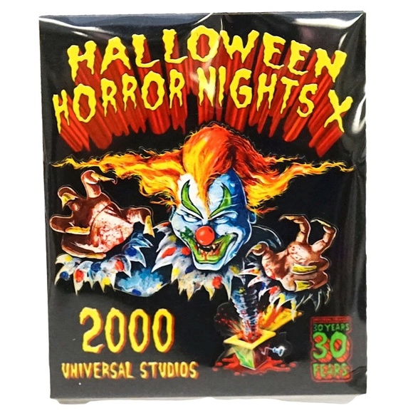 Universal Studios Halloween Horror Nights 30 Horror Throwback Jack Magnet - Picture 1 of 1